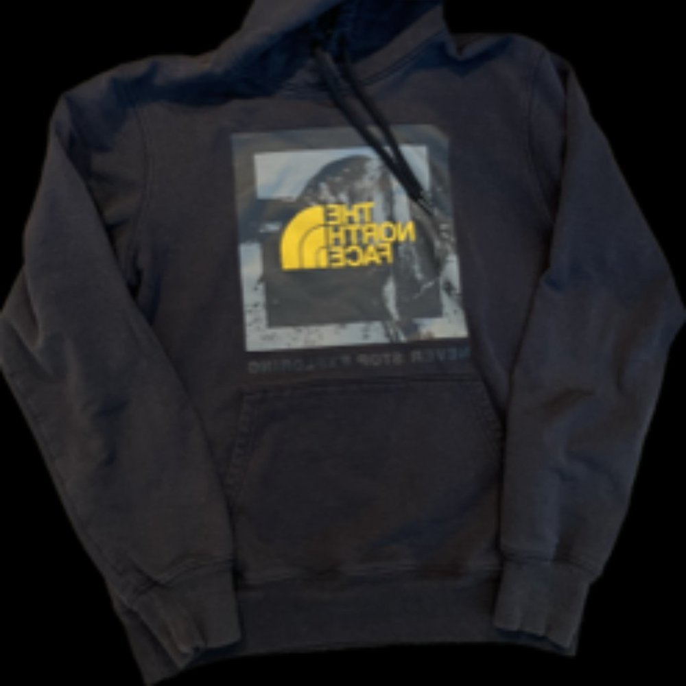 NORTH FACE Black hooded sweatshirt